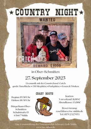 2025-09-27 - (TSC-Nidda) FLYER =Country Night.jpg Große Country Night in Ober-Schmitten am 27.09.2025.jpg