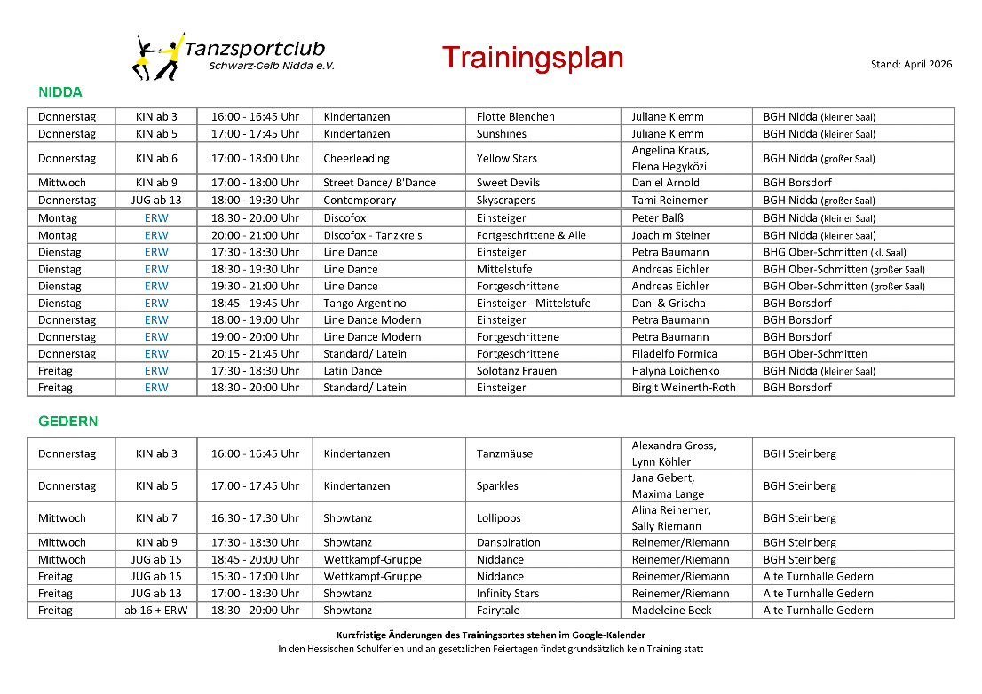 2026-04-01 - (TC-Nidda) Trainingsplan